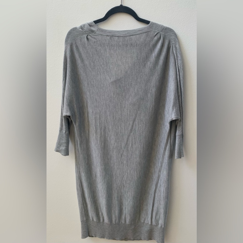 SZ M Vince Oversized Gray Sweater Dress - Picture 2 of 4